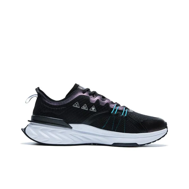 PEAK Tai Chi Guanglun 2.0 Breathable Low Top Running Shoes Men's Black Purple-1