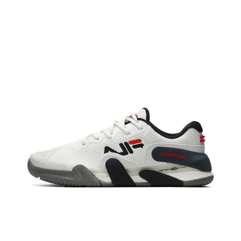 FILA POTENZA Abrasion Resistant Low Top Tennis Shoes FILA White-0