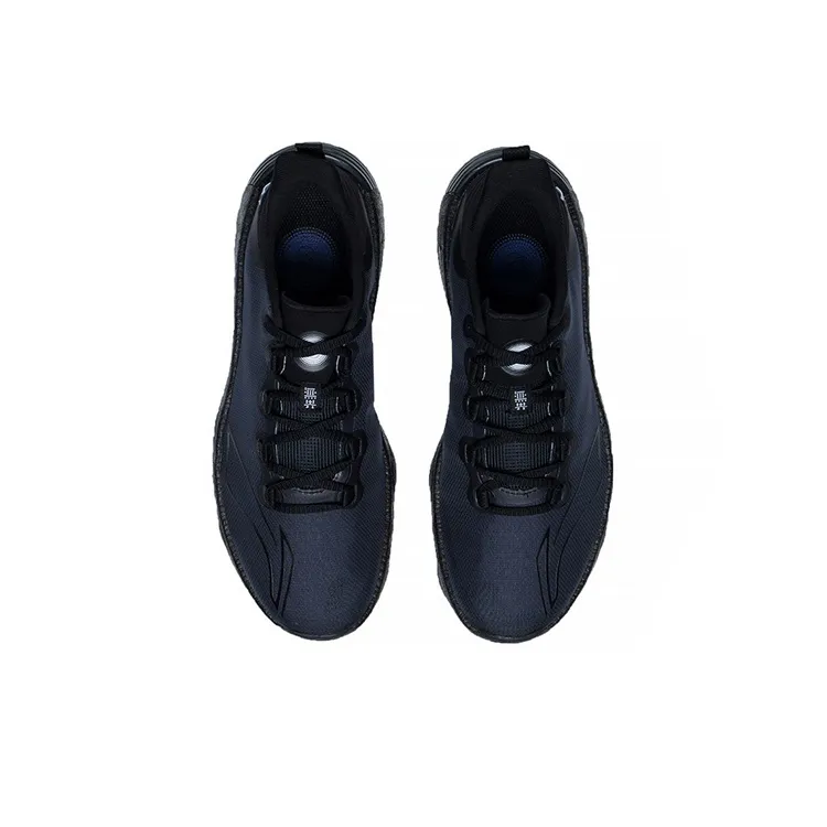 LiNing Wujie 3 Shock Absorbers With Slip Resistant And Abrasion Resistant Properties Low Top Casual Shoes Men's Black-3
