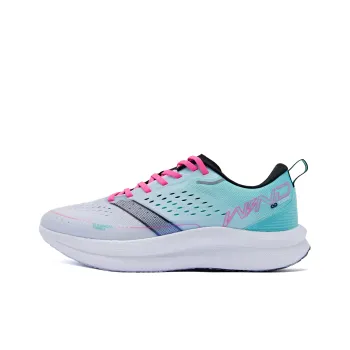 QIAODAN Strong Winds SE Cushioning Breathable Rebound Low Top Running Shoes Men's White Horse Green