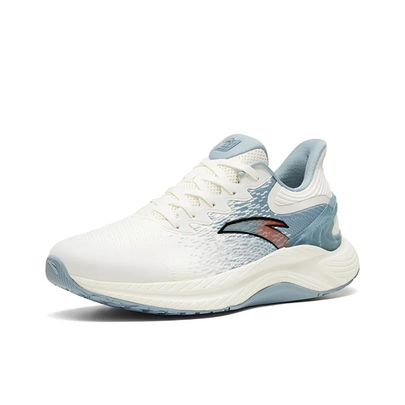 Anta Gen 3.0 Lite Anti Slip And Wear Resistant Rebound Cushioning Low Top Running Shoes White Light Blue-2