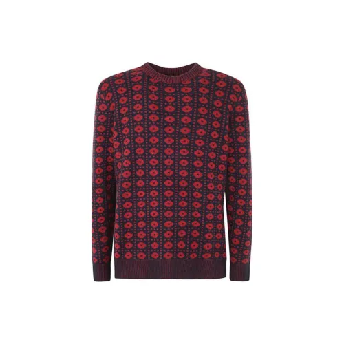 KITON Monogram-jacquard Cashmere Jumper