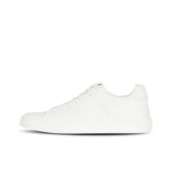 BALMAIN B Court Low Top Stylish Skateboarding Shoes Women's White