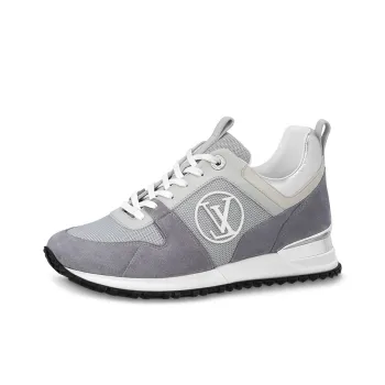 LOUIS VUITTON Run Away Sneakers 'Grey Mesh With Logo' Women's