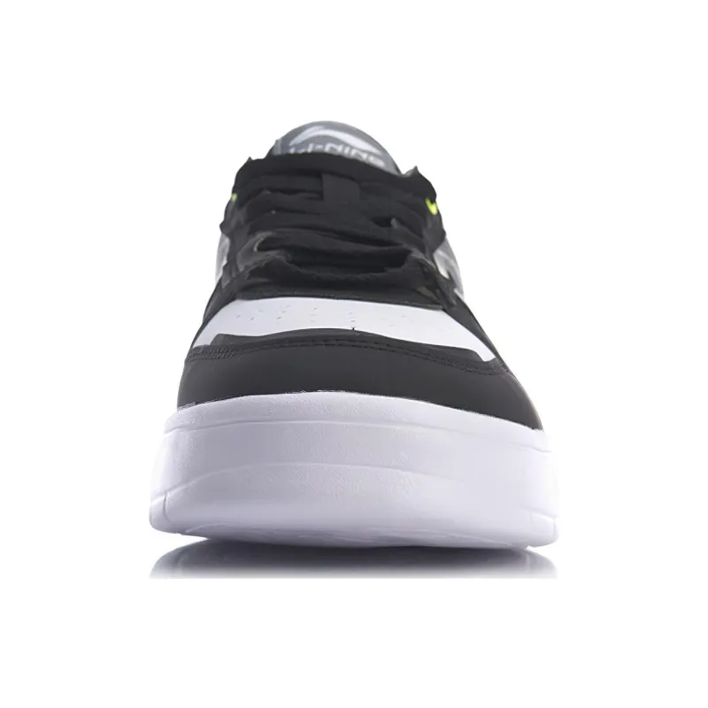 LiNing Wave Superwave Lite Anti Slip Wear Resistant Low Top Skateboard Shoes Men's White Black Gray-3