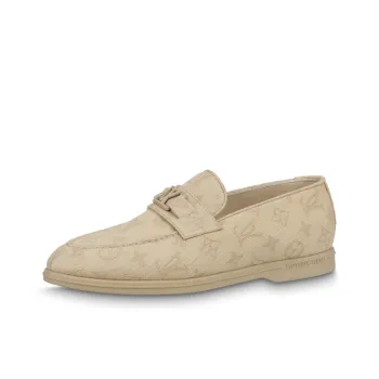 LOUIS VUITTON Estate Loafers Shoes 'Beige Monogram'