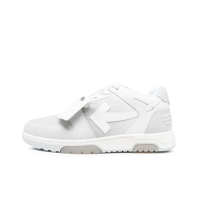 OFF WHITE Out Of Office Ooo Low Tops White Gray-0