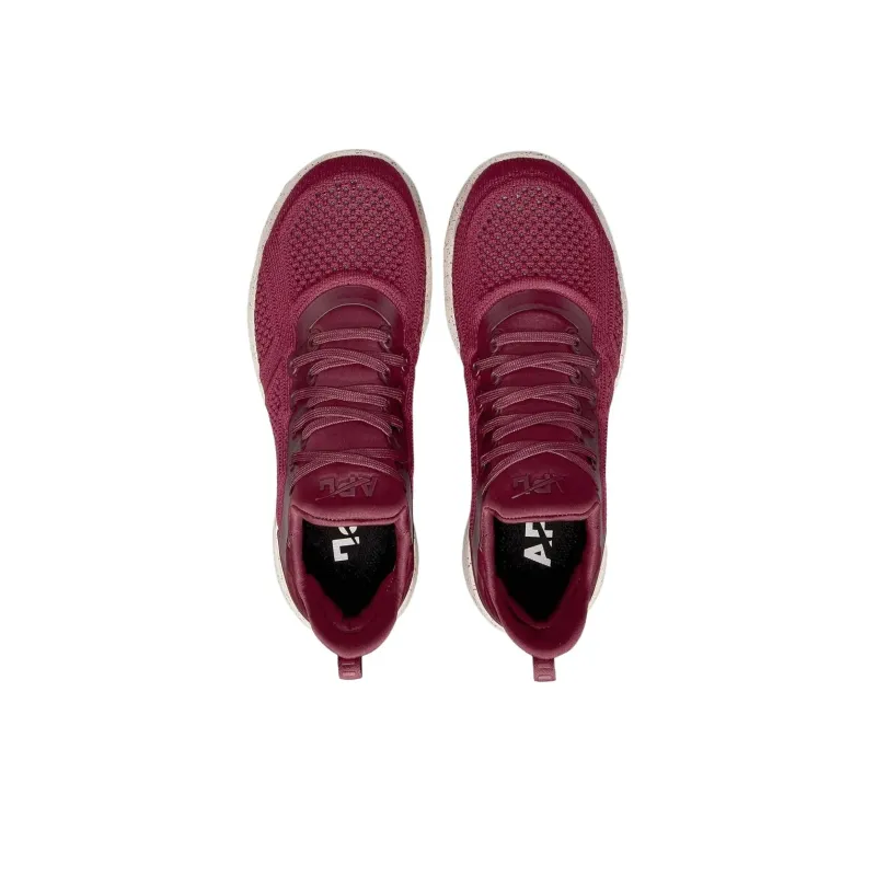APL ATHLETIC PROPULSION LABS Cushioning Low-Top Running Shoes Men's Burgundy-3