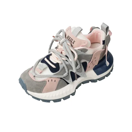 ABCYLM Anti Slip Wear Resistant Low Top Chunky Sneakers Women's