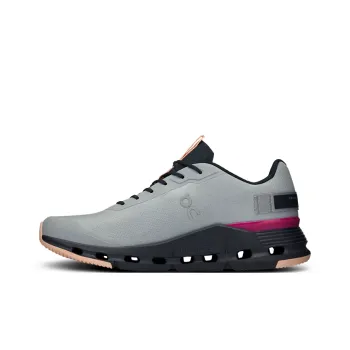 On Cloudnova Form Anti-Slip Wear-Resistant Low-Top Casual Running Shoes Women's Gray