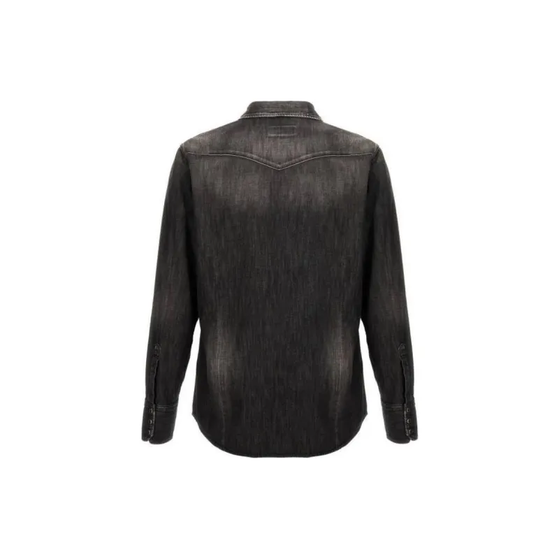 Dsquared2 Distressed Denim Shirt-1