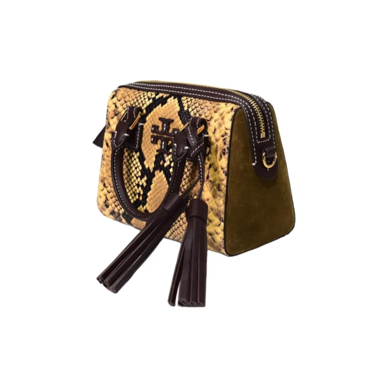 TORY BURCH Python Skin Handbag, Shoulder Bag, Crossbody Bag Mini Women's Sand-3