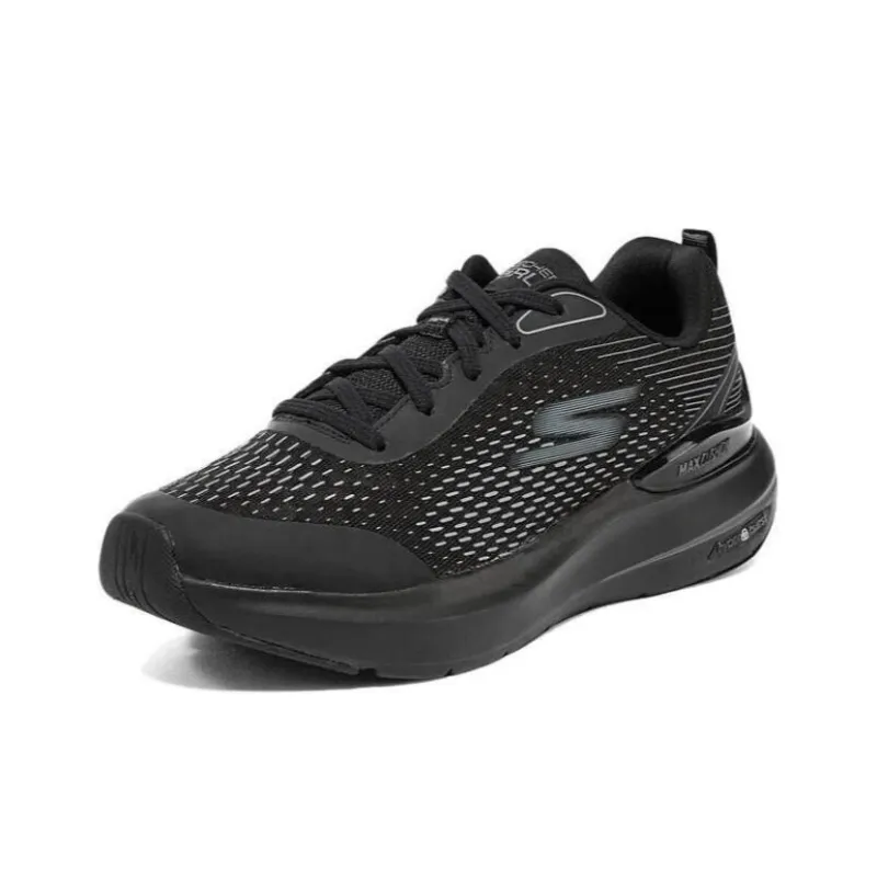 Skechers Max Cushioning Running Shoes Women's Low Top Black/Charcoal Gray-2
