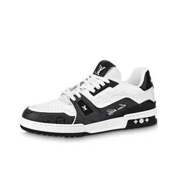 LOUIS VUITTON Lv Trainers 'White Black'