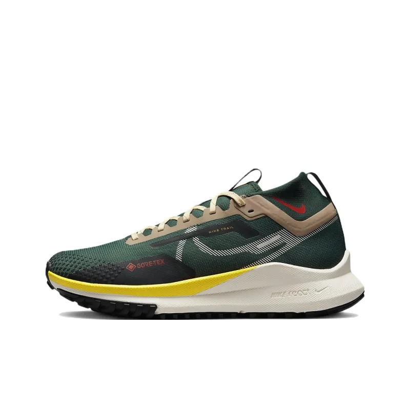 Nike React Pegasus Trail 4 Gore Tex Noble Green Picante Red-0