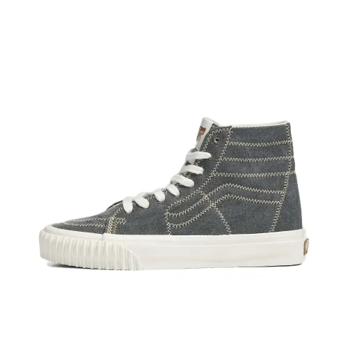 Vans SK8 Skateboard Shoes Unisex High-Top Gray/White