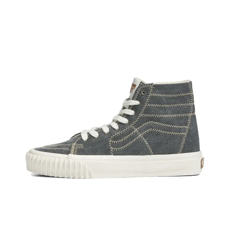 Vans SK8 HI Eco Theory 'Gray White'-0
