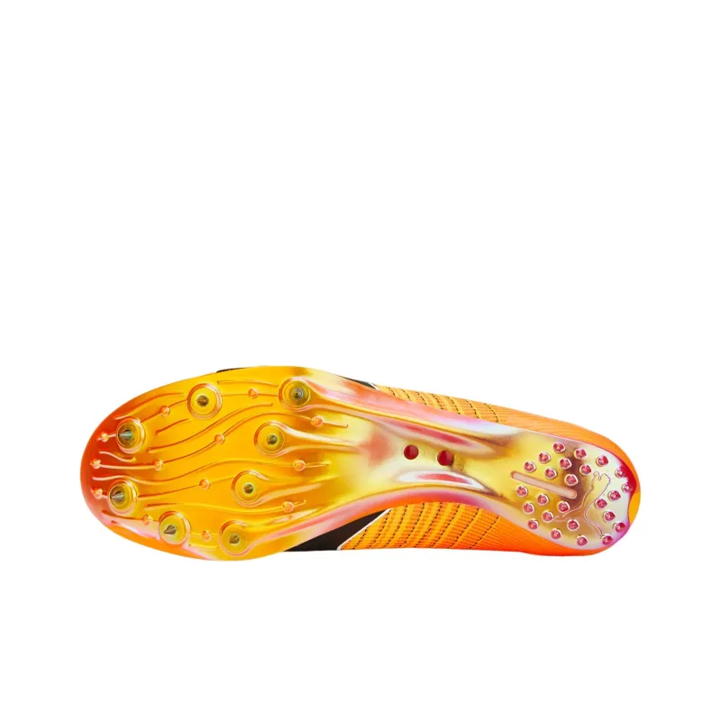 PUMA EvoSPEED Anti Slip Wear Resistant Low Top Sprint Running Shoes Men's Orange Black-5