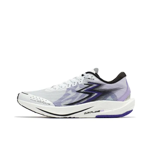 361° Speed ​​2 Pro Running Shoes Unisex Low-Top White/Purple