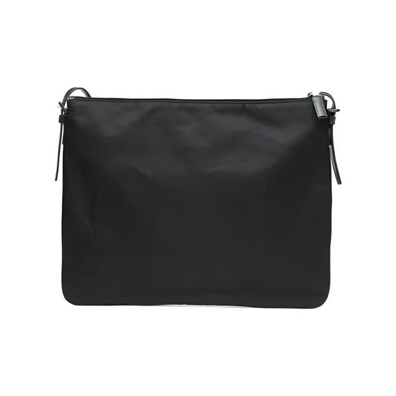 PRADA Leather Crossbody Bag Men's Black-6