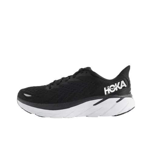 HOKA ONE ONE Clifton 8 Running Shoes Men Low-Top Black