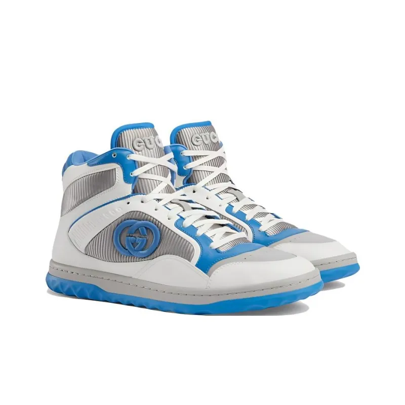 GUCCI Mac80 High-top Leather Sneakers-2