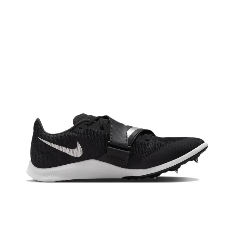 Nike Air Zoom Rival Jump Spikes 'Black Metallic Silver'-1