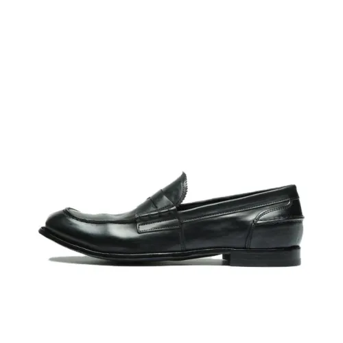 Officine Creative Flat Leather Loafers