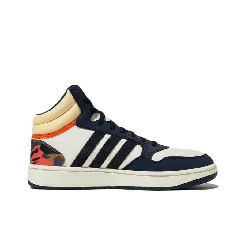 Hoops 3.0 Adidas Neo Mid 'Black Ivory Camo'-1