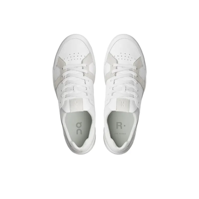 On ClubTHE ROGER Low Top Skateboard Shoes Men's White-3