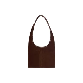 Gimaguas Suede Crossbody Bag Shoulder Bag Women's Brown