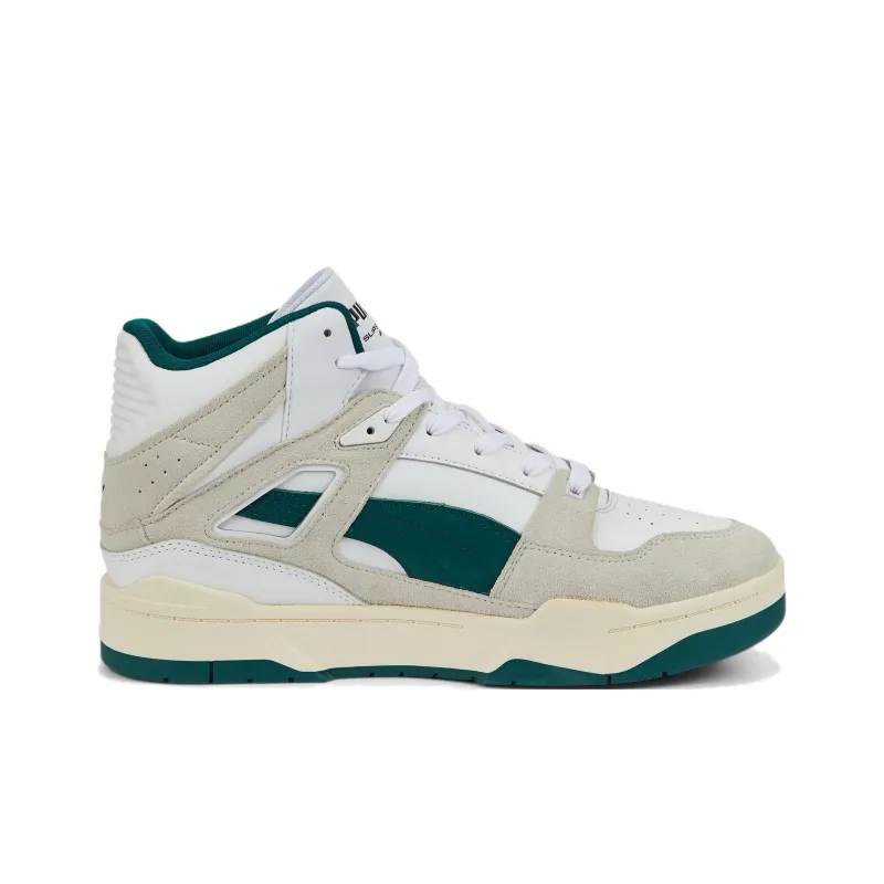 PUMA Slipstream Mid Heritage White Green-1