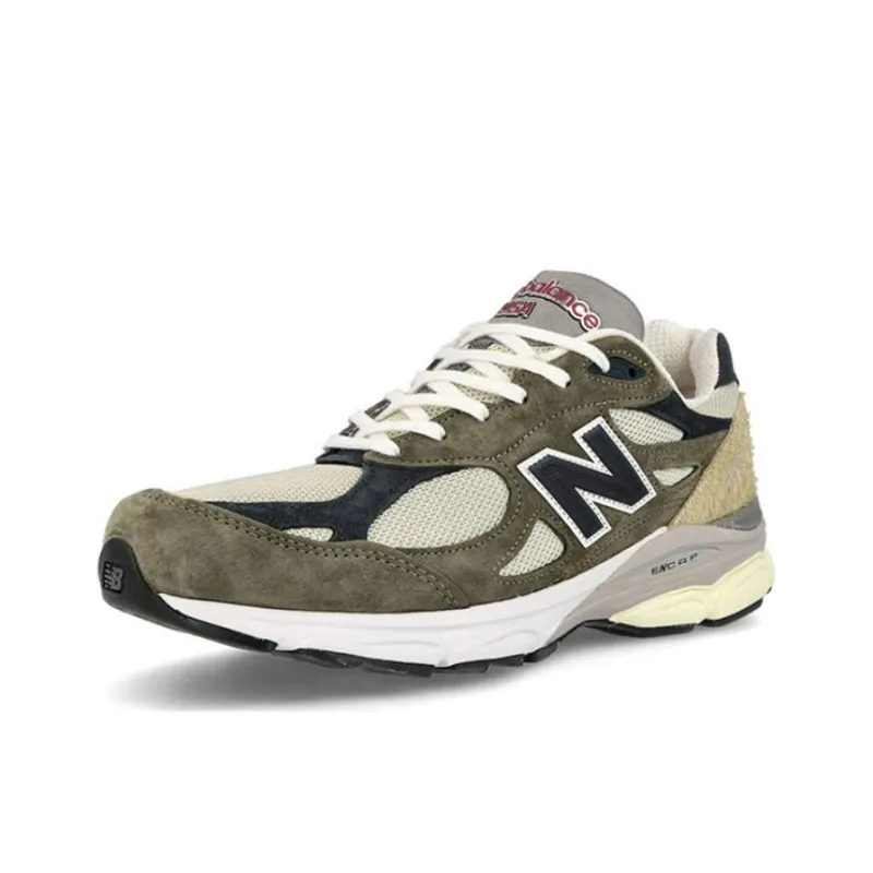 New Balance 990v3 MiUSA Grey Blue Olive-1