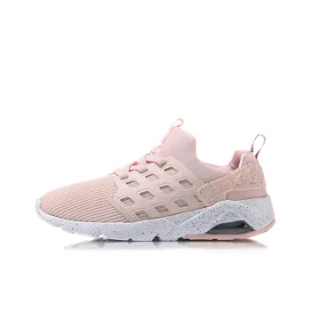 LINING Bubble Casual Shoes Women's Low-Top Pink White