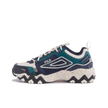 FILA Oakmont Tr Anti-Slip Wear-Resistant Low-Top Casual Shoes Men's Blue White