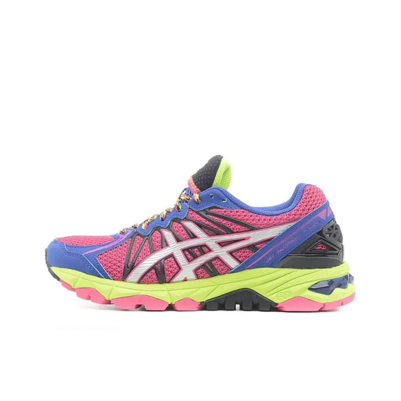 Asics GEL-FujiTrabuco 7 Wear-resistant And Lightweight Low-Top Running Shoes Women's Pink Purple-0