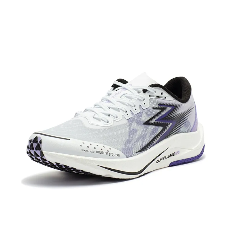 361° Speed ​​2 Pro Running Shoes Unisex Low Top White Purple-1