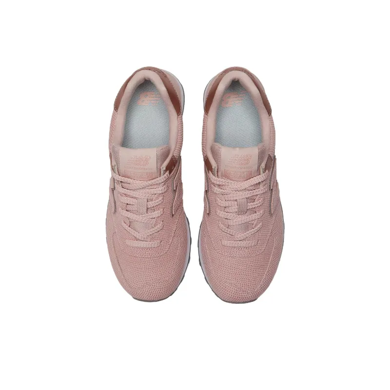 New Balance 574 Snakeskin Pink Women's-3