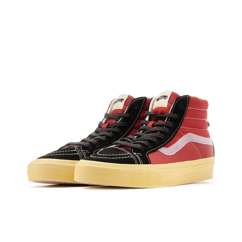 Sk8 Vans  Hi Notchback Split VR3 Lx 'Vintage Sport   Black Red'-2