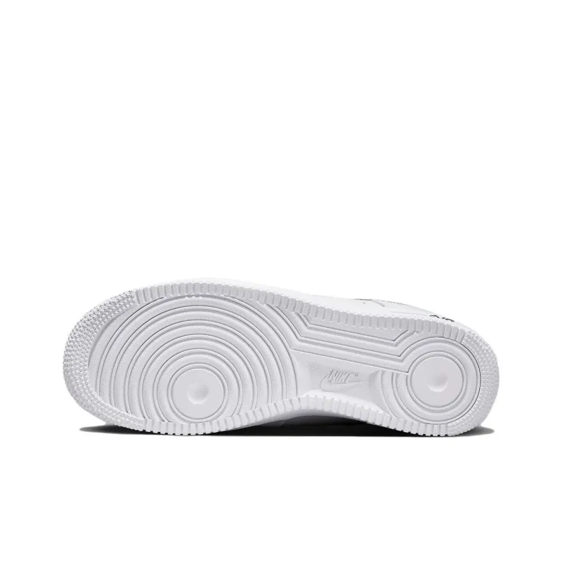 Nike Air Force 1 07 LV8 Reflective Swoosh - White Black-5