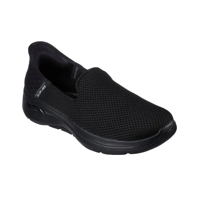 Skechers Go Walk Arch Fit Casual Shoes Women's Low Top Black/White-2