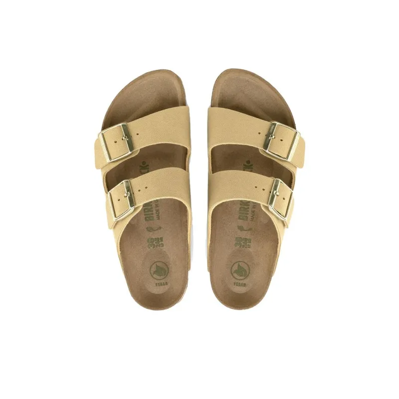 Birkenstock Arizona Slide Slippers Women's Creamy Latte-3