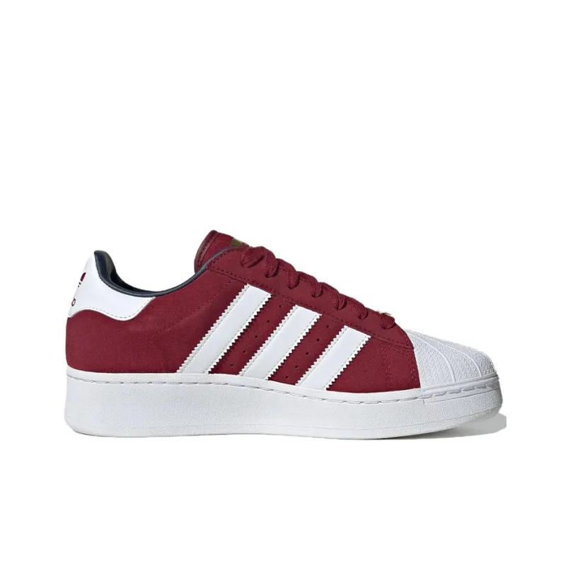Adidas Superstar Xlg Collegiate Burgundy White-1