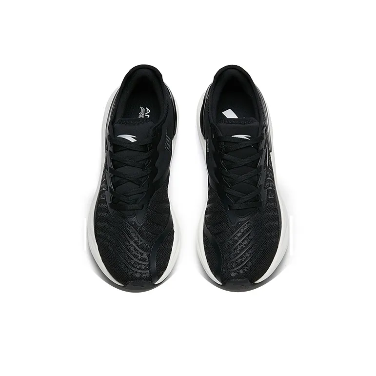 Anta Tron 2.0 Cushioned Slip Resistant Abrasion Resistant Low Top Running Shoes Men's Black-2