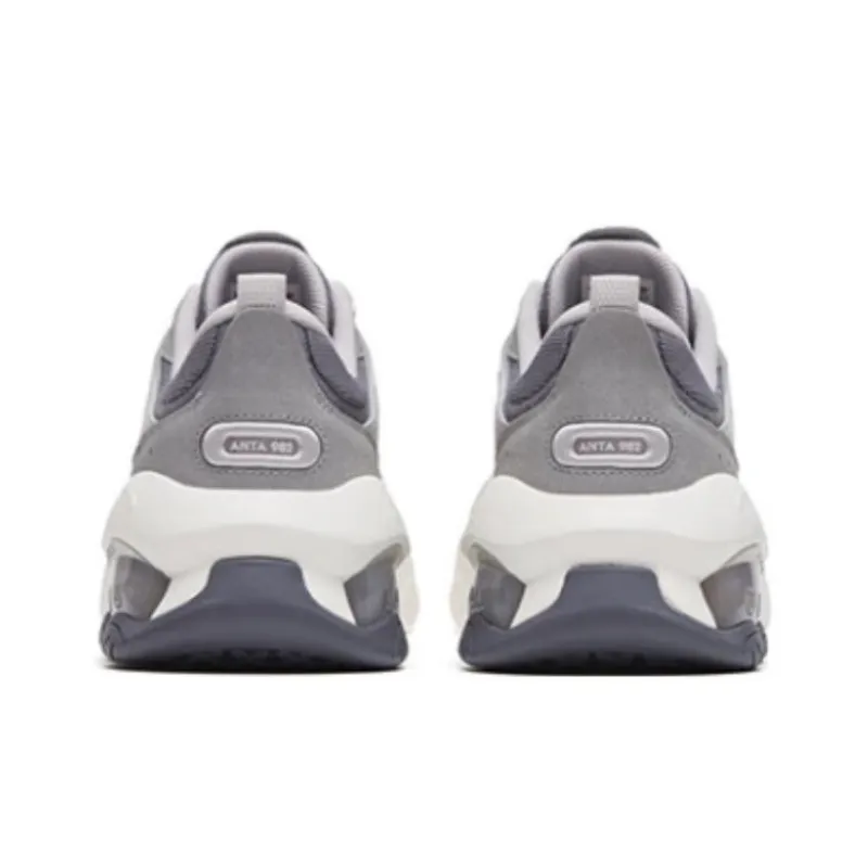 Anta Kaiyuan 982 Anti Slip And Wear Resistant Rebound Low Top Casual Shoes Men's Night Mist Gray-3