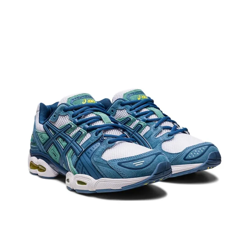 Asics Gel Nimbus 9 Grey Floss Blue Green-2