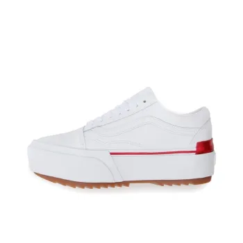 Vans Old Skool Stacked Ayakkabi 'White Red'