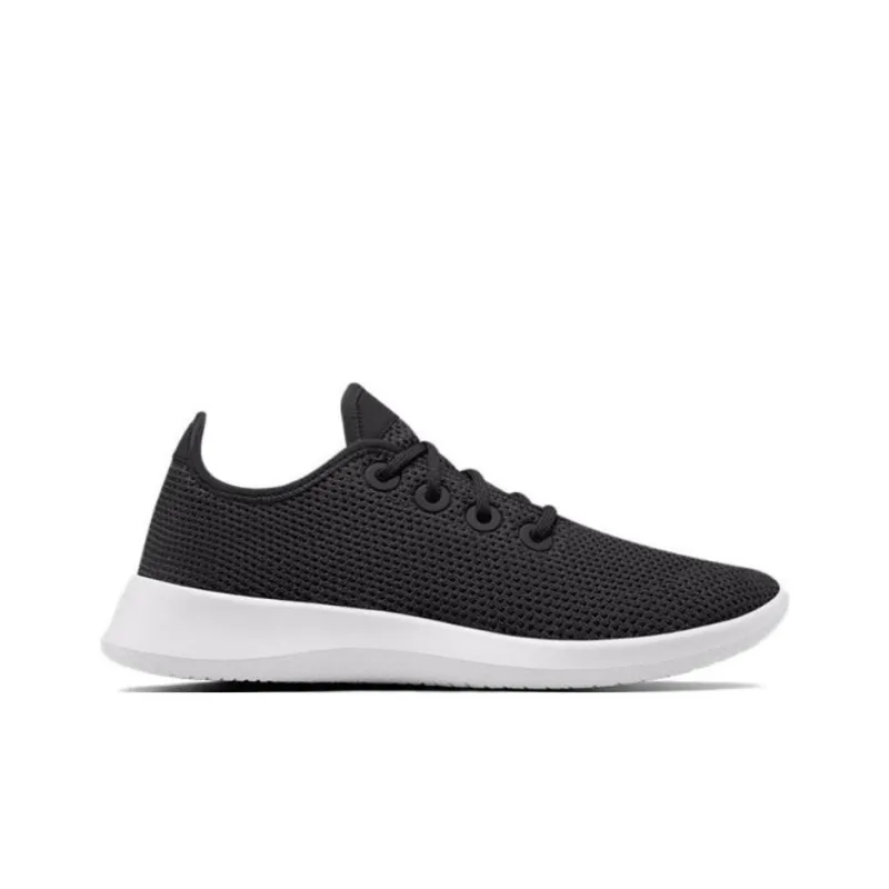 Allbirds Tree Runners Breathable Lightweight Low-Top Casual Shoes Women's Stone Black White Base-1