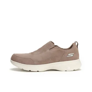 Skechers Go Walk 4 Cushioning Anti-Slip And Wear-Resistant Low-Top Casual Shoes Men's Khaki