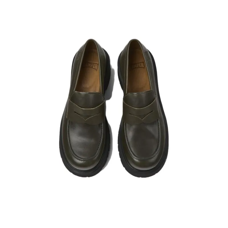 CAMPER Milah Block-heel Leather Loafers-1